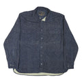 FREEDOM FOUNDRY Mens Blue Cotton Blend Shirt XL Casual Long Sleeve Button