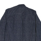 FREEDOM FOUNDRY Mens Blue Cotton Blend Shirt XL Casual Long Sleeve Button