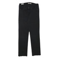 LEVI'S Womens Black Regular Straight Denim Medium W27 L26 Zip Jeans
