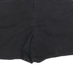 LIZ CLAIBORNE Womens Black Cotton Blend Casual Shorts Size M W32 Stylish