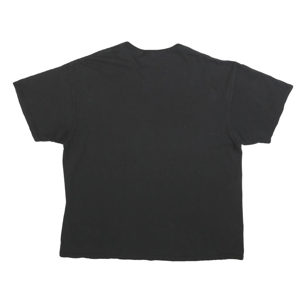 ACDC Mens Black Band T-Shirt 2XL Short Sleeve Crew Neck Rock Music