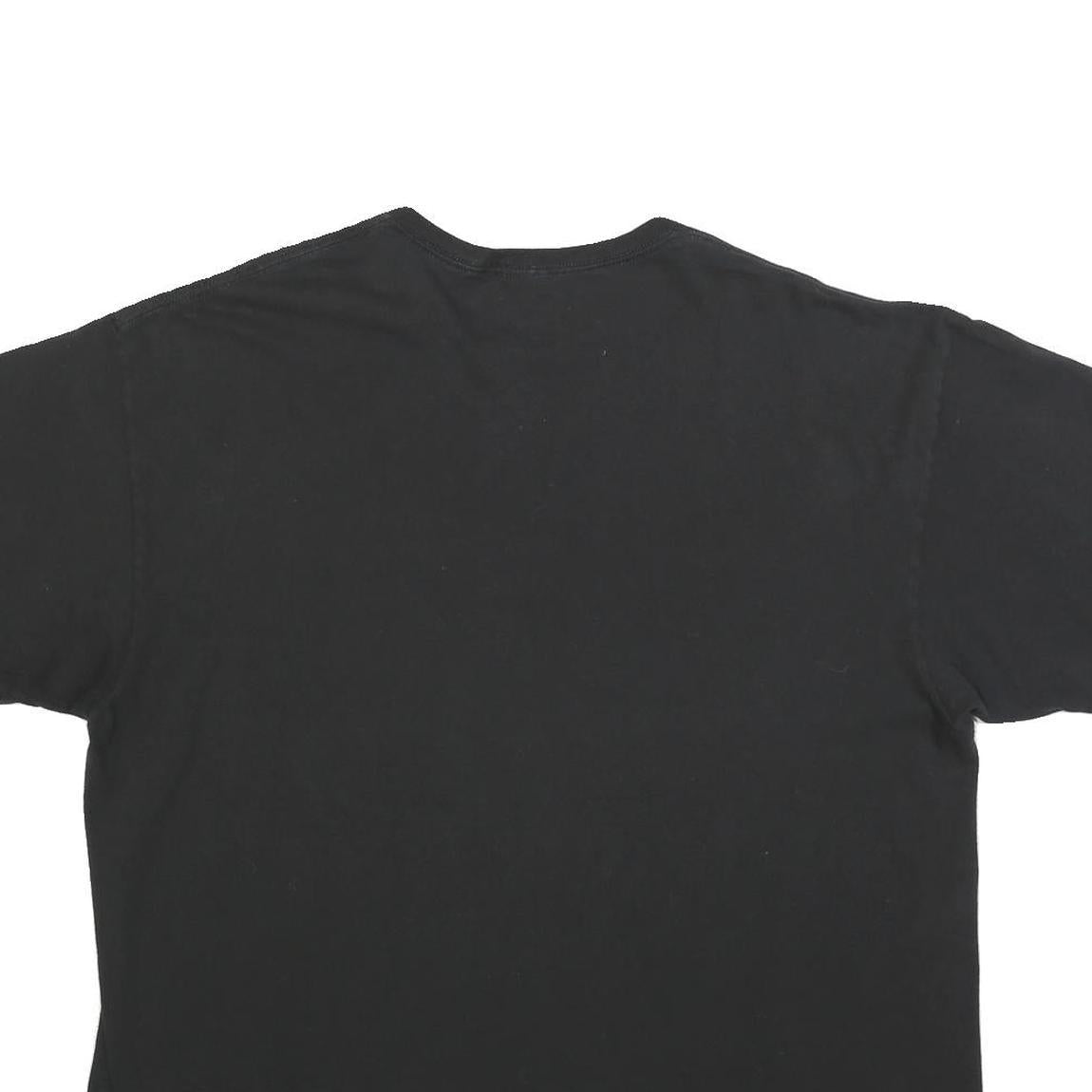 ACDC Mens Black Band T-Shirt 2XL Short Sleeve Crew Neck Rock Music