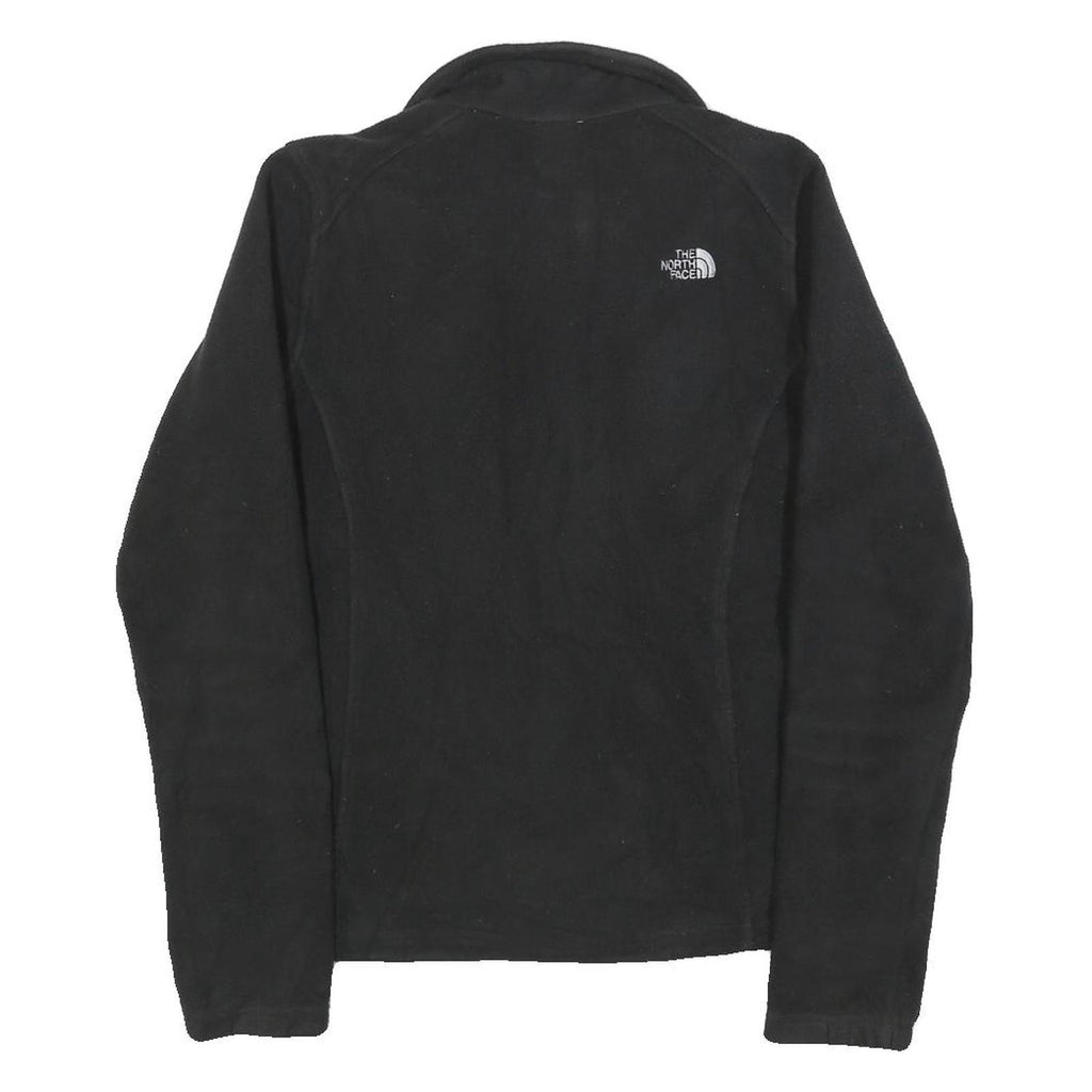THE NORTH FACE Womens Black Jacket S Polyester Fleece Zip Outdoor Casual