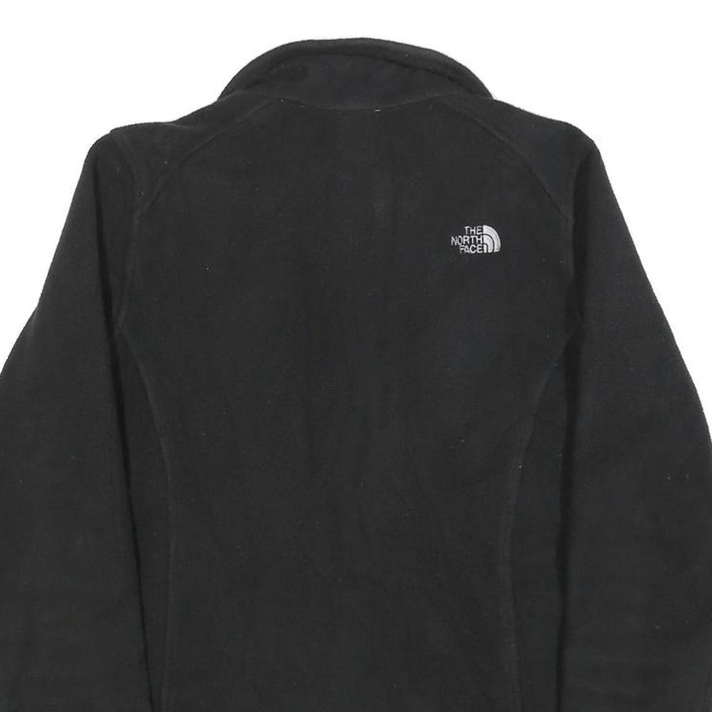 THE NORTH FACE Womens Black Jacket S Polyester Fleece Zip Outdoor Casual