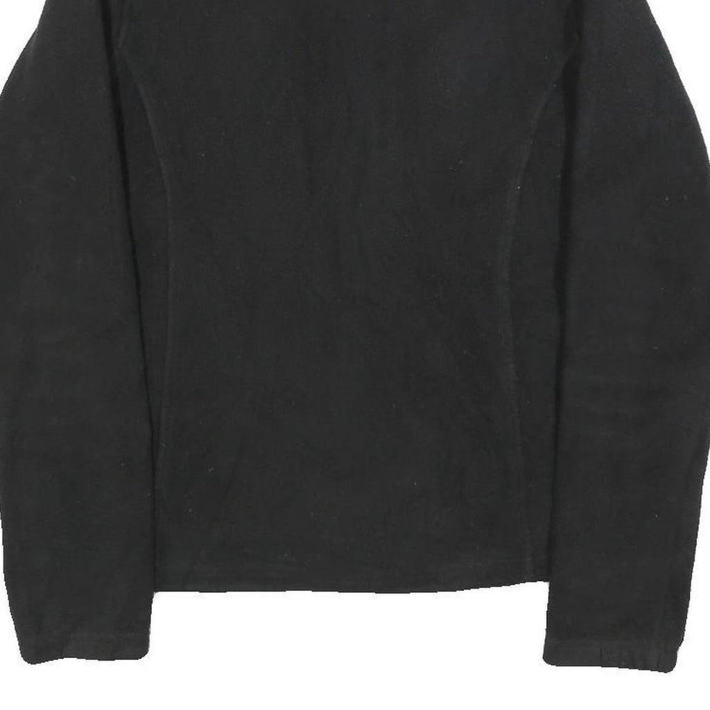 THE NORTH FACE Womens Black Jacket S Polyester Fleece Zip Outdoor Casual