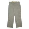 COLUMBIA Womens Cotton Blend Beige Regular Cargo Trousers W34 L31 Outdoor