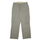 COLUMBIA Womens Cotton Blend Beige Regular Cargo Trousers W34 L31 Outdoor