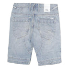 CLOCK HOUSE Mens Denim Blue Shorts L W35 Cotton Casual Zip Pockets