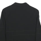 CHRISTINE LAURE Womens Black Casual Jacket UK 14 Polyester Blend Button Closure