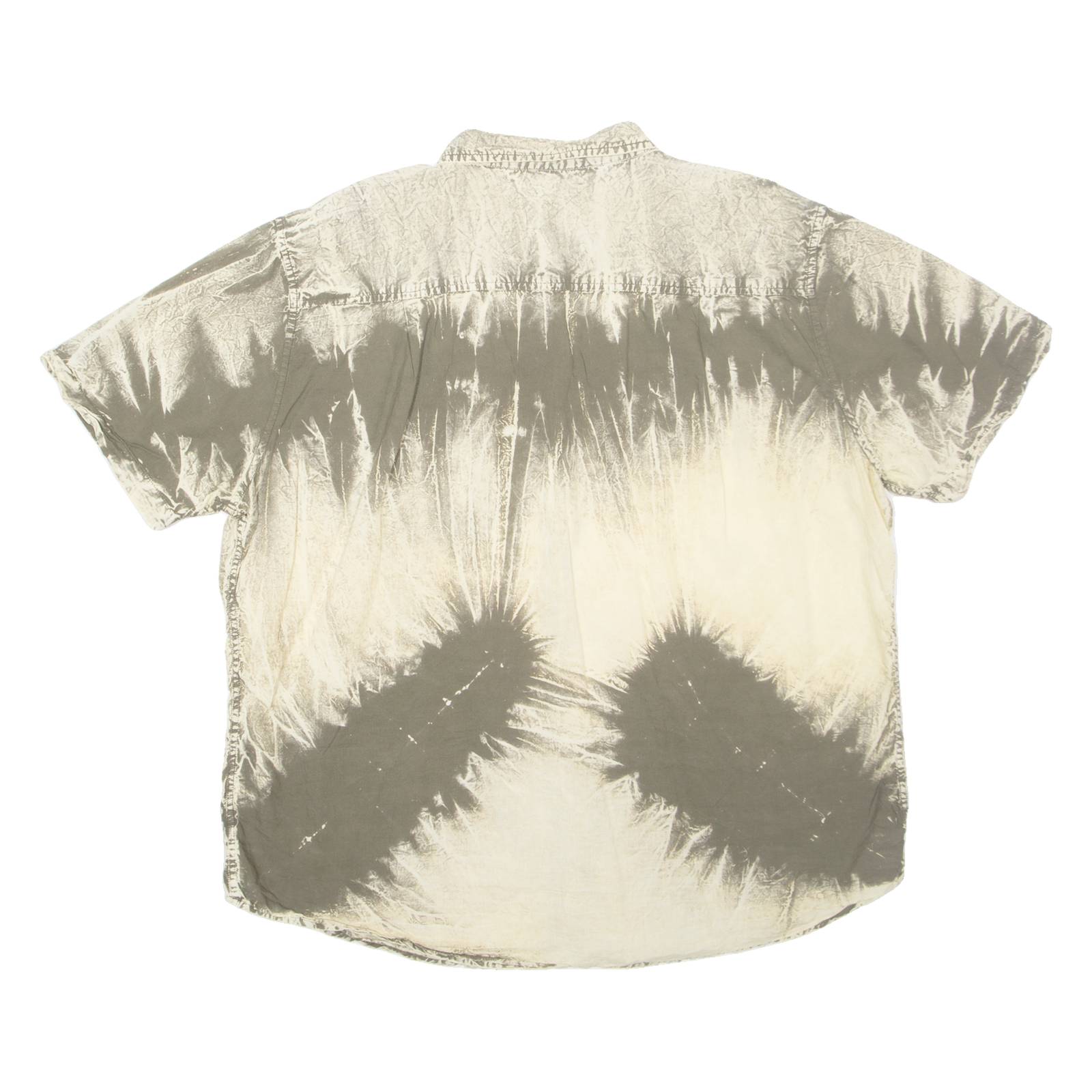EARTHBOUND Mens Shirt Grey Crazy Pattern XL