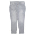 THE WHITE COMPANY Brompton Fit Womens Jeans Grey Boyfriend Stone Wash W34 L30