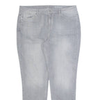 THE WHITE COMPANY Brompton Fit Womens Jeans Grey Boyfriend Stone Wash W34 L30