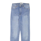 LEVI'S Womens Jeans Blue Slim Skinny Denim Light W24 L26 Stylish Zip Closure