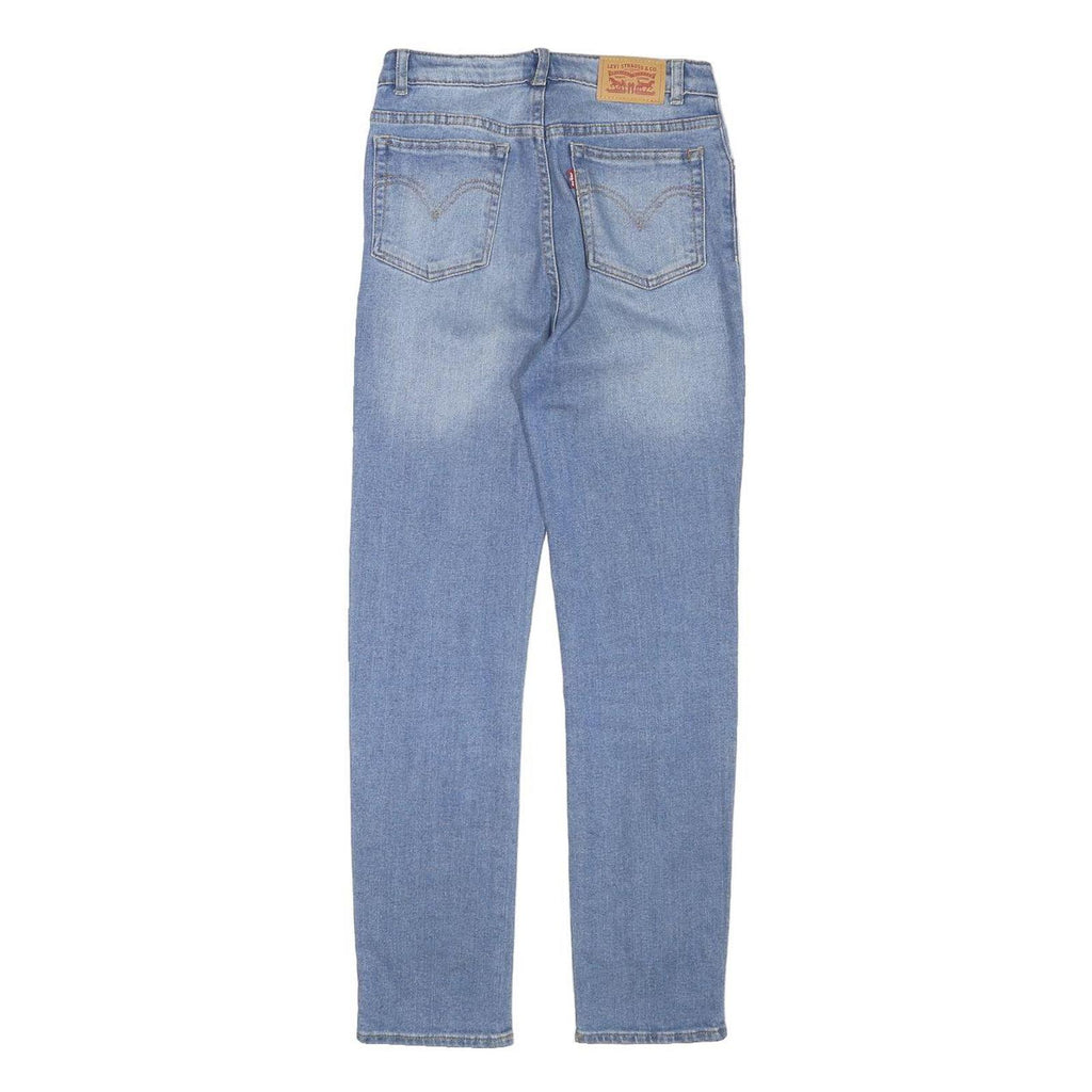 LEVI'S Womens Jeans Blue Slim Skinny Denim Light W24 L26 Stylish Zip Closure