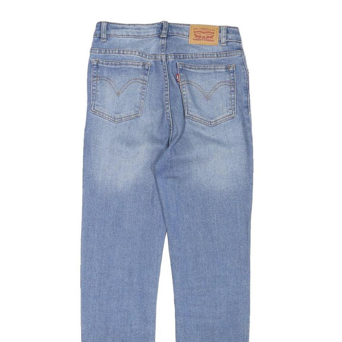 LEVI'S Womens Jeans Blue Slim Skinny Denim Light W24 L26 Stylish Zip Closure