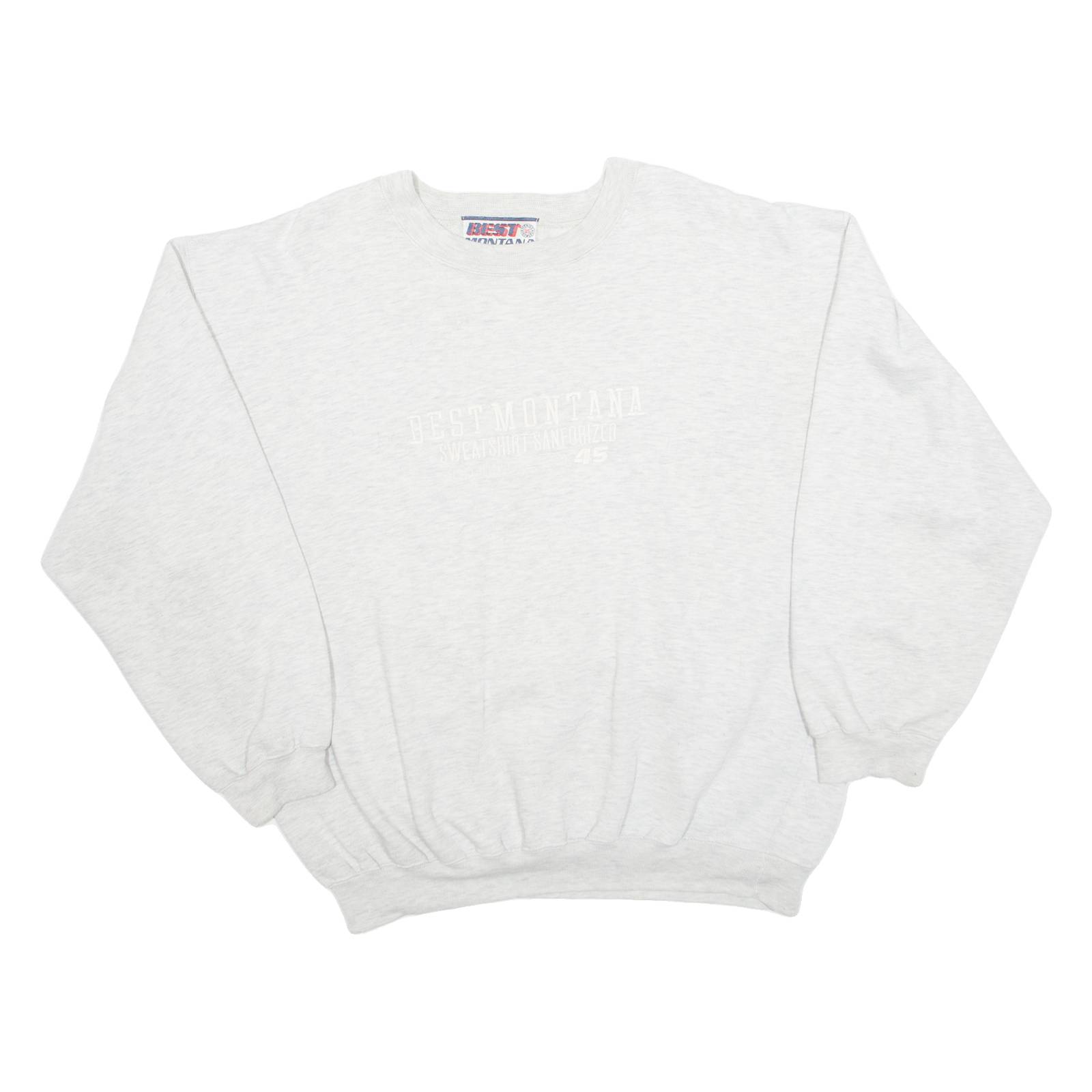 BEST MONTANA Womens Sweatshirt Grey USA L