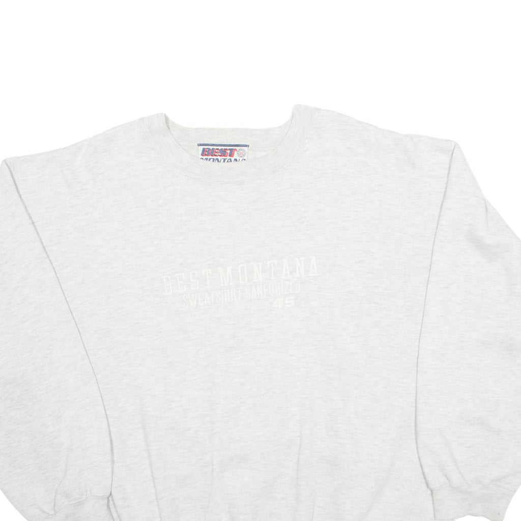 BEST MONTANA Womens Sweatshirt Grey USA L
