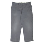 DICKIES 874 Workwear Mens Trousers Grey Regular Straight W38 L28