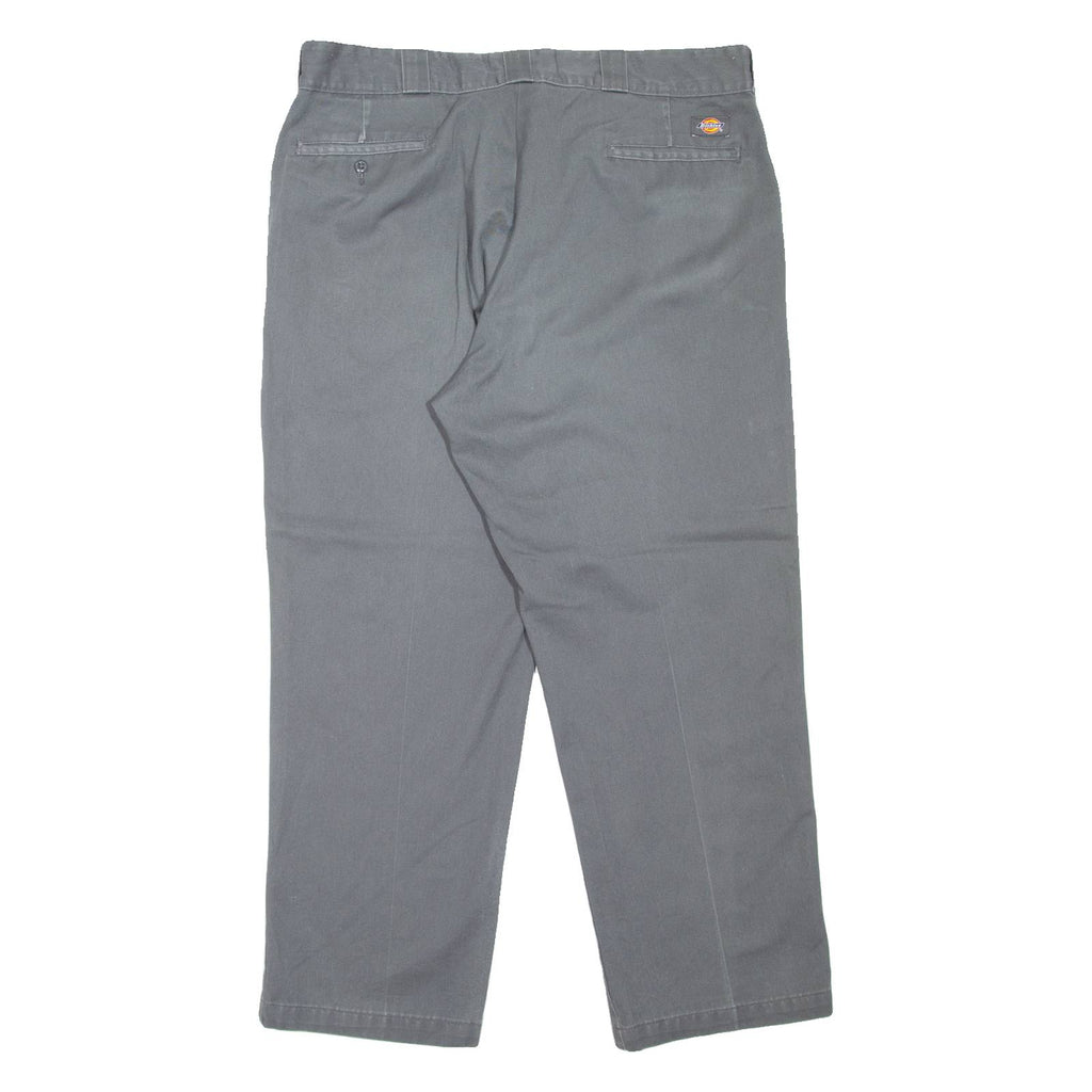 DICKIES 874 Workwear Mens Trousers Grey Regular Straight W38 L28