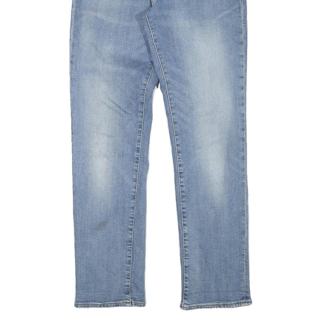 LEVI'S Mens Slim Blue Denim Light W30 L29 Cotton Blend Zip Jeans Classic Fit