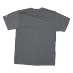CHAMPION Mens Grey Graphic T-Shirt M Short Sleeve Crew Neck Cotton Blend Casual