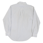 RALPH LAUREN Mens Blue & Yellow Check Shirt L Classic Fit Cotton Blend