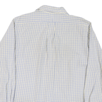RALPH LAUREN Mens Blue & Yellow Check Shirt L Classic Fit Cotton Blend