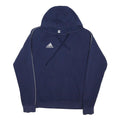 ADIDAS Mens Blue Hooded Pullover Hoodie XS Sports Casual Cotton Blend