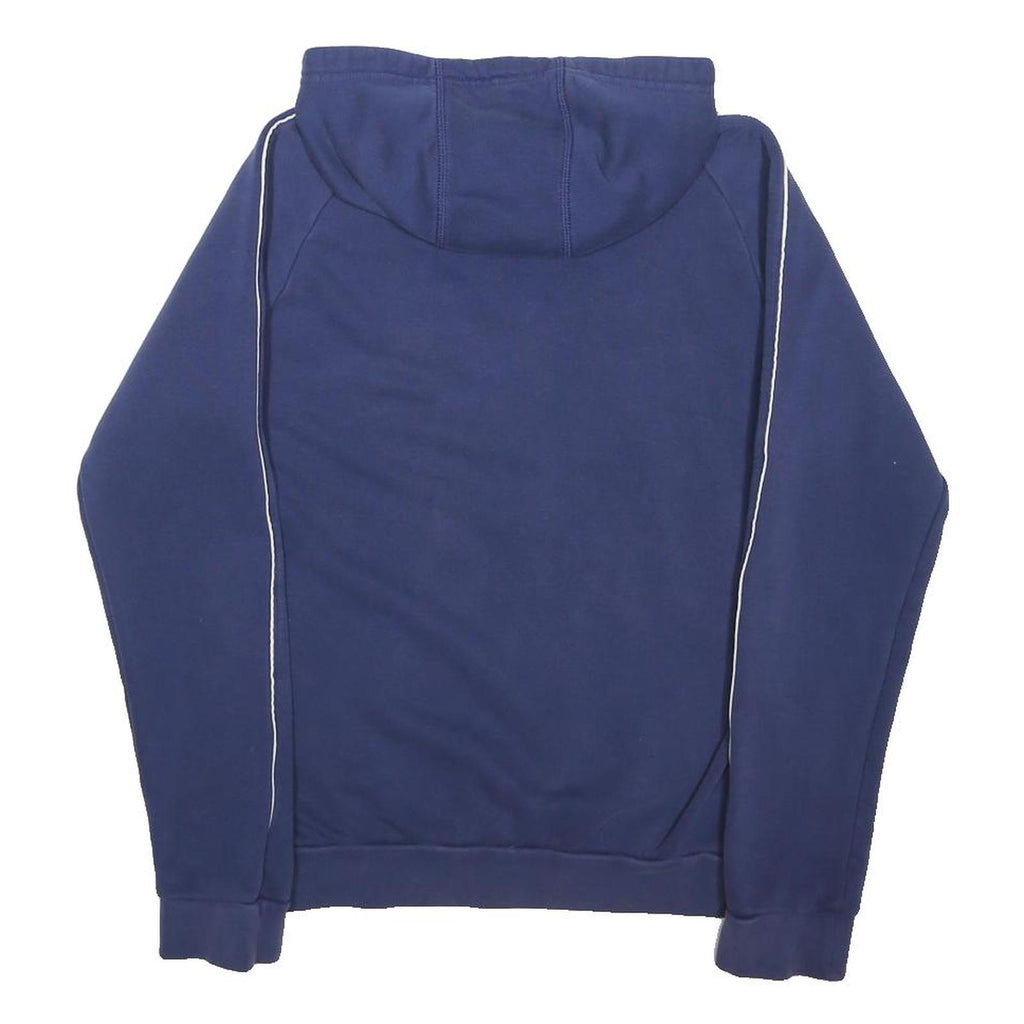 ADIDAS Mens Blue Hooded Pullover Hoodie XS Sports Casual Cotton Blend