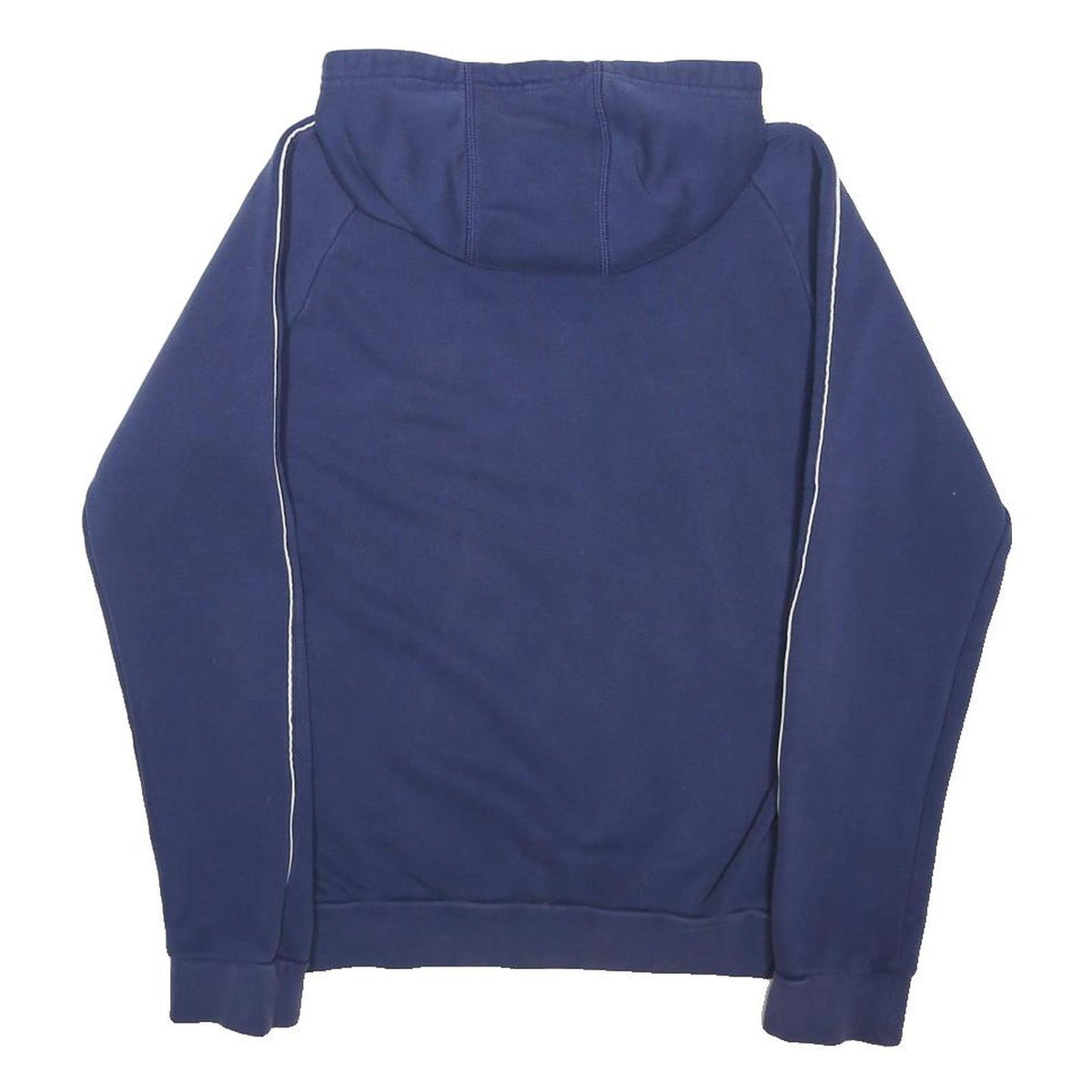 ADIDAS Mens Blue Hooded Pullover Hoodie XS Sports Casual Cotton Blend