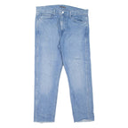 LEVI'S Line 8 Mens Jeans Blue Regular Tapered Stone Wash W34 L27