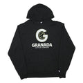 CHAMPION Mens Black Granada Little League Pullover Hoodie L Cotton Blend