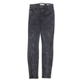 GUESS Womens Jeans Grey Slim Skinny Acid Wash W24 L29