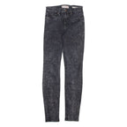 GUESS Womens Jeans Grey Slim Skinny Acid Wash W24 L29