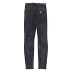 GUESS Womens Jeans Grey Slim Skinny Acid Wash W24 L29