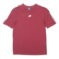 NIKE Mens Maroon Crew Neck Short Sleeve Graphic T-Shirt M Casual Sportswear