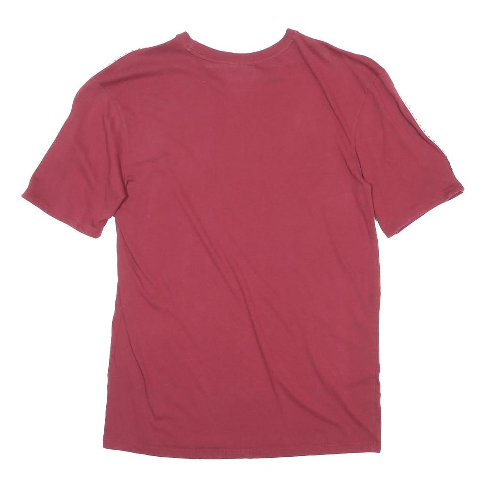 NIKE Mens Maroon Crew Neck Short Sleeve Graphic T-Shirt M Casual Sportswear