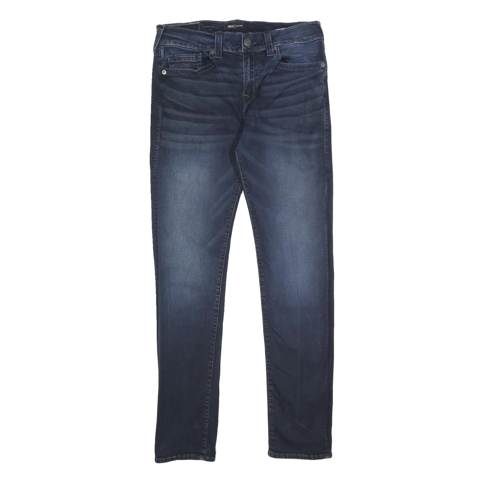 TRUE RELIGION Mens Jeans Blue Slim Skinny Denim Medium W34 L34 Classic Style