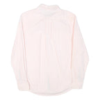 TOMMY HILFIGER Mens Pink And White Check Shirt M Cotton Blend Button Down