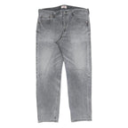 LEVI'S 501 Mens Jeans Grey Regular Straight Denim Medium W36 L32 Classic Button