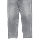 LEVI'S 501 Mens Jeans Grey Regular Straight Denim Medium W36 L32 Classic Button