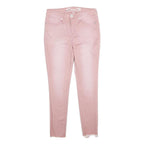 7 FOR ALL MANKIND Womens Jeans Pink Slim Skinny Denim W28 L29 Stylish Casual