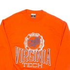 SIGNAL Virginia Tech Hokies Mens Sweatshirt Orange USA L
