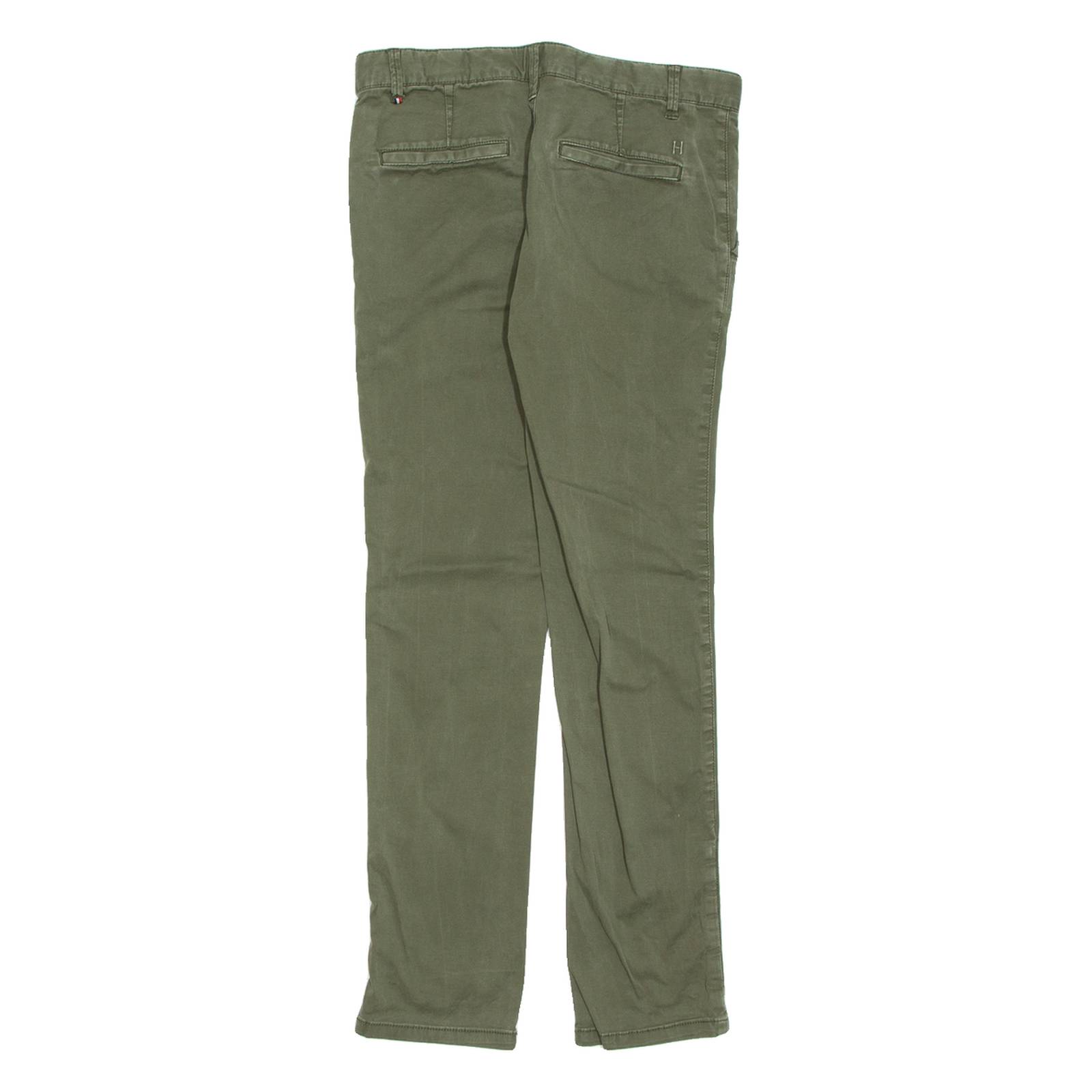 TOMMY HILFIGER Chino Womens Trousers Green Slim Tapered W28 L28