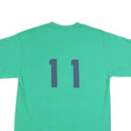 GILDAN Mens Green Kidsports Basketball Graphic T-Shirt M Short Sleeve Crew Neck