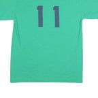 GILDAN Mens Green Kidsports Basketball Graphic T-Shirt M Short Sleeve Crew Neck