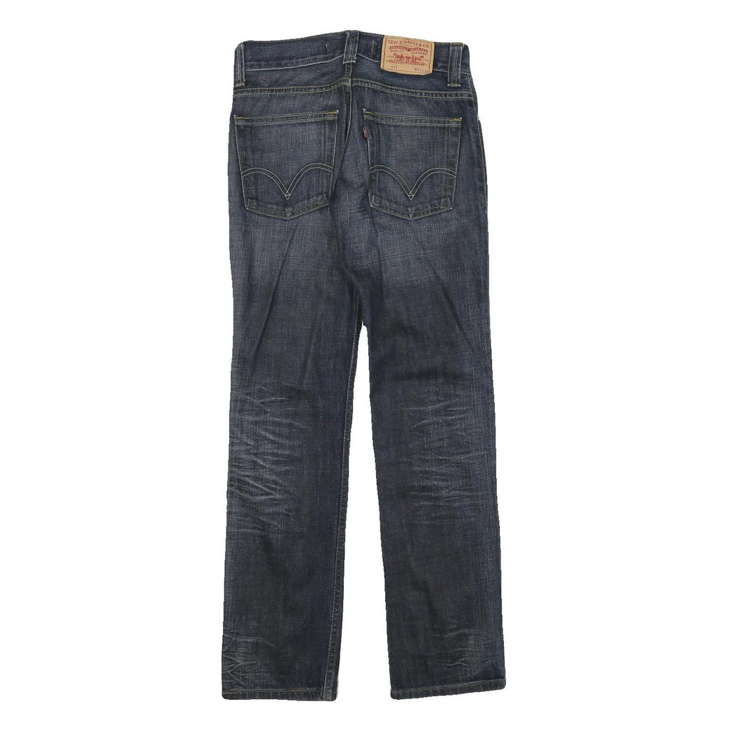 LEVI'S 511 Mens Jeans Blue Slim Straight Denim Medium W28 L30 Classic Style