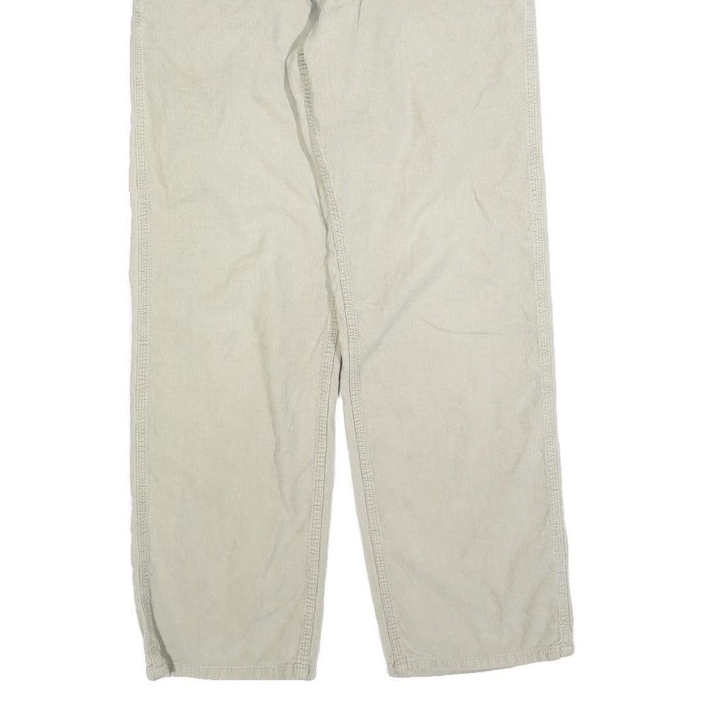 CARHARTT Mens Cotton Beige Regular Straight Trousers W32 L32 Workwear Casual