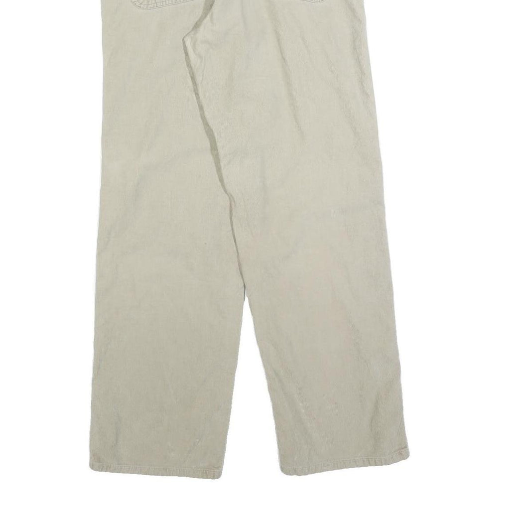 CARHARTT Mens Cotton Beige Regular Straight Trousers W32 L32 Workwear Casual