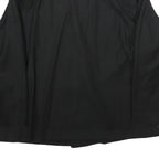 W. ZARA Womens Black Wool Double Breasted Jacket L Woven Classic Tailored